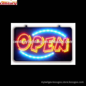 wholesale china factory OPEN animated led sign